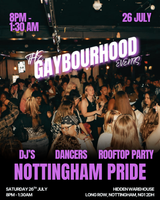 The Gaybourhood Nottingham Pride Party