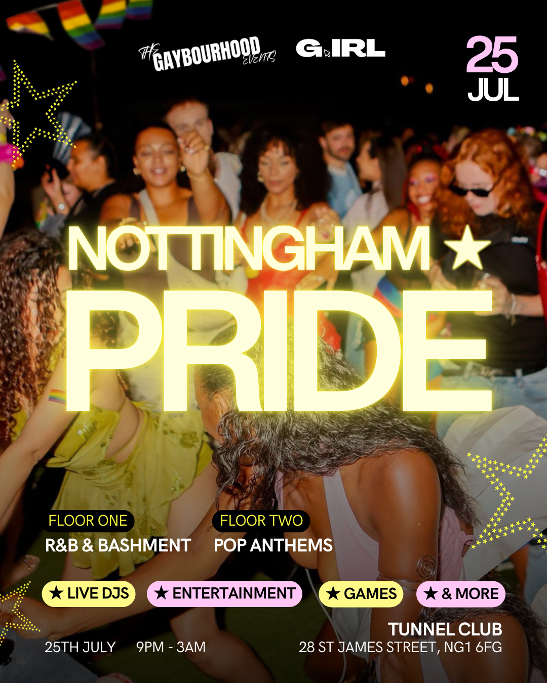 Nottingham Pride G.IRL x Gaybourhood