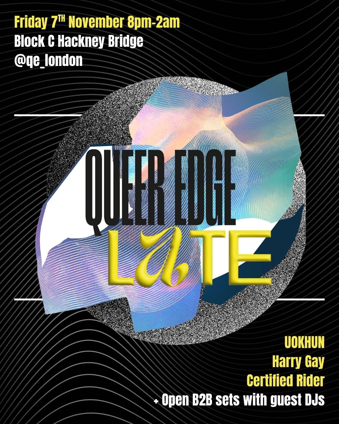 QUEER EDGE Late - 7th Nov